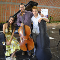 Larissa Montanha, Fábio Nunes e Leonardo Castilho
